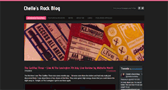Desktop Screenshot of chellesrockblog.com